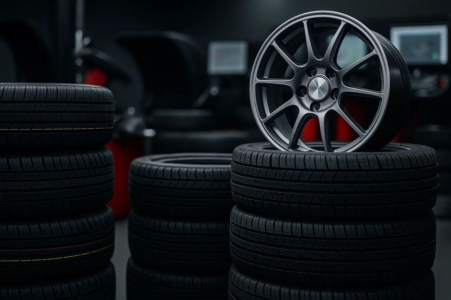 Modern tire shop in Miami